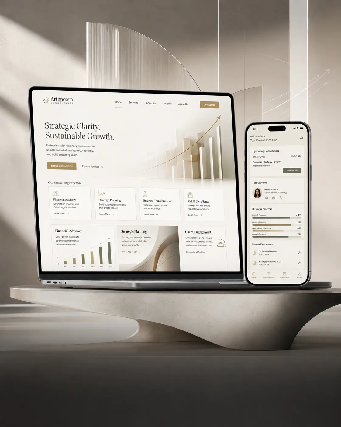 Arthpoorn Consultants project preview